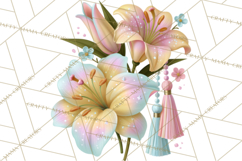Bookish Blooms Floral Reading &amp; Stationery PNG Clipart Product Image 3