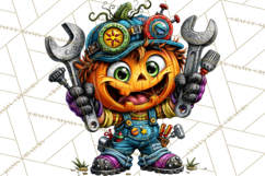 Funny Jack O Lantern Halloween PNG Clipart Product Image 4