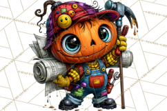 Funny Jack O Lantern Halloween PNG Clipart Product Image 5