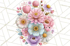 Bookish Blooms Floral Reading & Stationery PNG Clipart Product Image 4