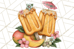 Summer Popsicle Treats Clipart PNG Graphics Product Image 2