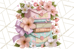 Bookish Blooms Floral Reading &amp; Stationery PNG Clipart Product Image 3