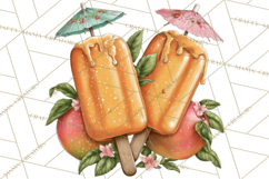 Summer Popsicle Treats Clipart PNG Graphics Product Image 3