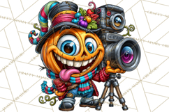 Funny Jack O Lantern Halloween PNG Clipart Product Image 4