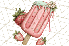 Summer Popsicle Treats Clipart PNG Graphics Product Image 5