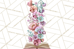 Bookish Blooms Floral Reading &amp; Stationery PNG Clipart Product Image 3