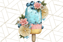 Summer Popsicle Treats Clipart PNG Graphics Product Image 5