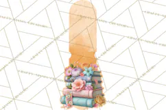 Bookish Blooms Floral Reading & Stationery PNG Clipart Product Image 4