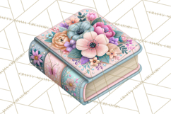 Bookish Blooms Floral Reading &amp; Stationery PNG Clipart Product Image 3