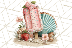 Summer Popsicle Treats Clipart PNG Graphics Product Image 2