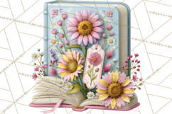 Bookish Blooms Floral Reading &amp; Stationery PNG Clipart Product Image 4