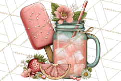 Summer Popsicle Treats Clipart PNG Graphics Product Image 5