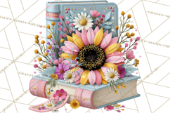 Bookish Blooms Floral Reading &amp; Stationery PNG Clipart Product Image 5