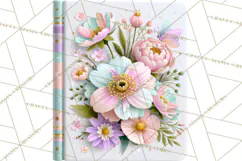 Bookish Blooms Floral Reading & Stationery PNG Clipart Product Image 2