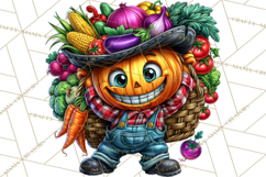 Funny Jack O Lantern Halloween PNG Clipart Product Image 4