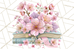Bookish Blooms Floral Reading &amp; Stationery PNG Clipart Product Image 3