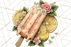 Summer Popsicle Treats Clipart PNG Graphics Product Image 2