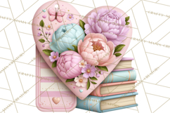 Bookish Blooms Floral Reading &amp; Stationery PNG Clipart Product Image 2