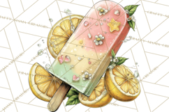Summer Popsicle Treats Clipart PNG Graphics Product Image 3