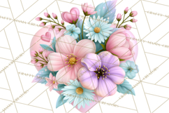 Bookish Blooms Floral Reading &amp; Stationery PNG Clipart Product Image 2