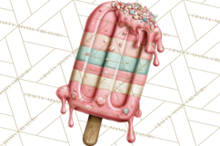Summer Popsicle Treats Clipart PNG Graphics Product Image 2