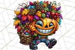 Funny Jack O Lantern Halloween PNG Clipart Product Image 4
