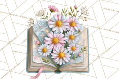 Bookish Blooms Floral Reading &amp; Stationery PNG Clipart Product Image 4