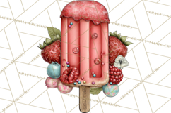 Summer Popsicle Treats Clipart PNG Graphics Product Image 5