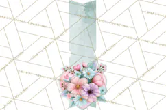 Bookish Blooms Floral Reading & Stationery PNG Clipart Product Image 3
