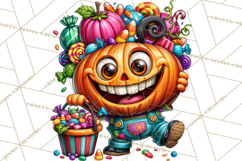 Funny Jack O Lantern Halloween PNG Clipart Product Image 3