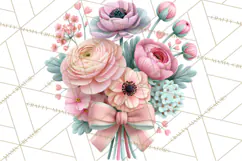 Bookish Blooms Floral Reading & Stationery PNG Clipart Product Image 5