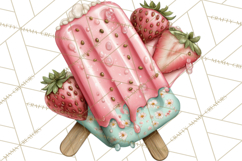 Summer Popsicle Treats Clipart PNG Graphics Product Image 2