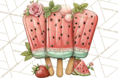 Summer Popsicle Treats Clipart PNG Graphics Product Image 2