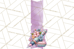 Bookish Blooms Floral Reading &amp; Stationery PNG Clipart Product Image 4