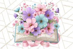 Bookish Blooms Floral Reading &amp; Stationery PNG Clipart Product Image 4