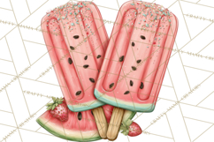 Summer Popsicle Treats Clipart PNG Graphics Product Image 5
