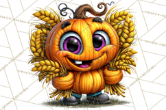 Funny Jack O Lantern Halloween PNG Clipart Product Image 3