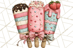 Summer Popsicle Treats Clipart PNG Graphics Product Image 3