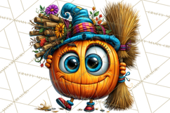 Funny Jack O Lantern Halloween PNG Clipart Product Image 4