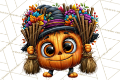 Funny Jack O Lantern Halloween PNG Clipart Product Image 5