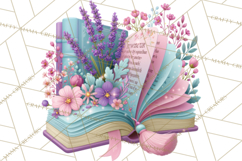 Bookish Blooms Floral Reading &amp; Stationery PNG Clipart Product Image 5