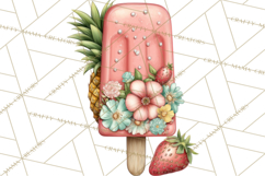 Summer Popsicle Treats Clipart PNG Graphics Product Image 2
