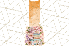 Bookish Blooms Floral Reading &amp; Stationery PNG Clipart Product Image 5