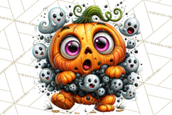Funny Jack O Lantern Halloween PNG Clipart Product Image 3
