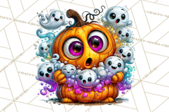 Funny Jack O Lantern Halloween PNG Clipart Product Image 4