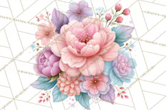 Bookish Blooms Floral Reading & Stationery PNG Clipart Product Image 3