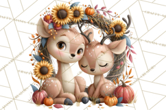 Crafty Fall Animals Clipart | Autumn Crafting Critters Product Image 2