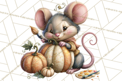 Crafty Fall Animals Clipart | Autumn Crafting Critters Product Image 4