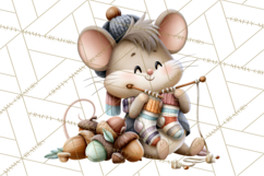Crafty Fall Animals Clipart | Autumn Crafting Critters Product Image 4