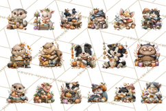 Crafty Fall Animals Clipart | Autumn Crafting Critters Product Image 7